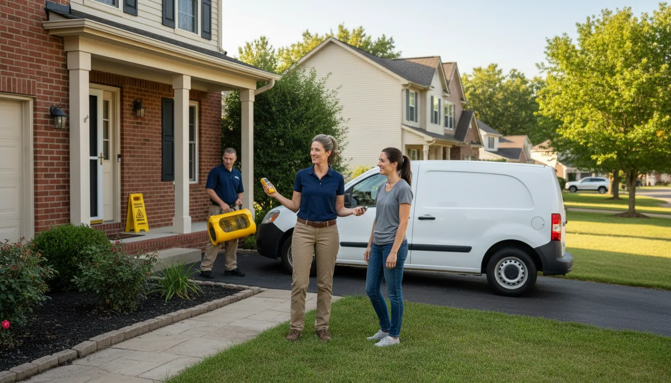 Residential water damage restoration in Red Lodge, MT